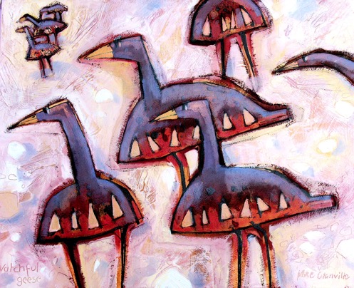 watchful geese oil