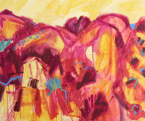 ANDALUCIA 2 acrylic on canvas 30 x 40 in