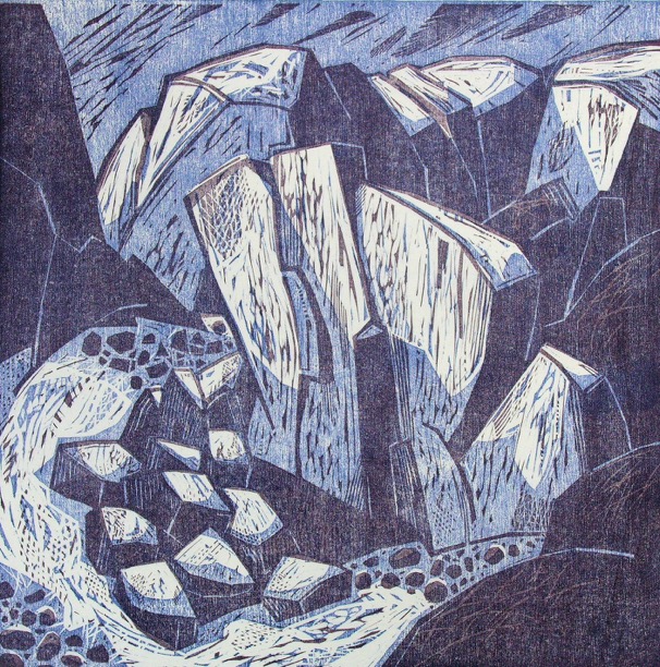 FOGGINTOR QUARRY woodcut 400mm x 400mm.glanville