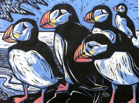 FURTHER THAN HOY woodcut
